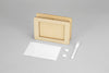 Wooden accessory case L size with white sheet04