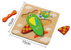 Wooden puzzle plane01
