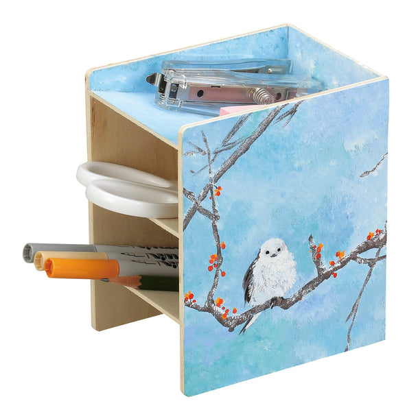 Wooden drawing pen stand01