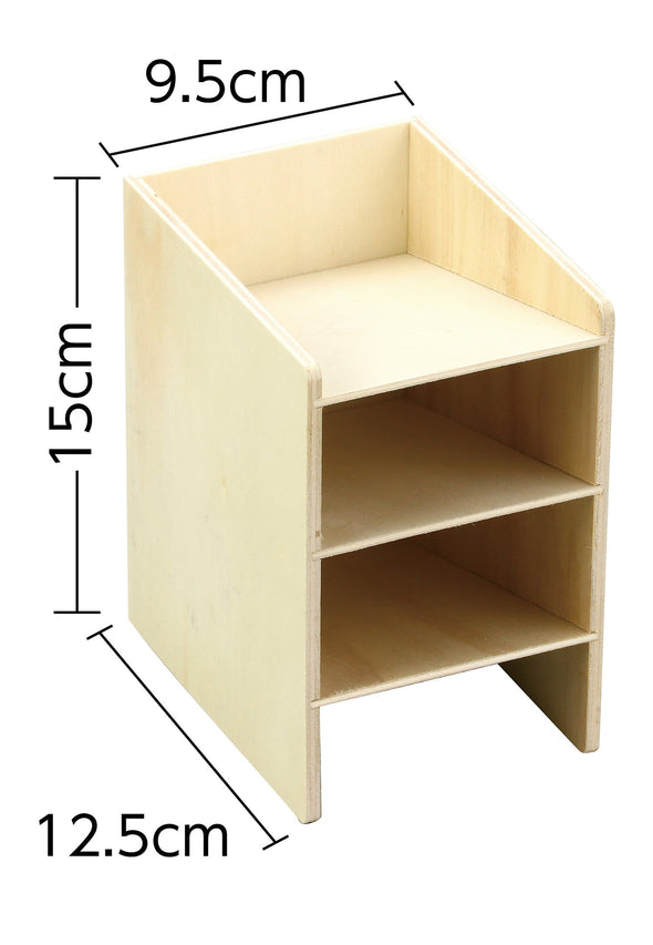 Wooden drawing pen stand03