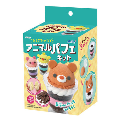Let's make it with clay!Animal puff kit01