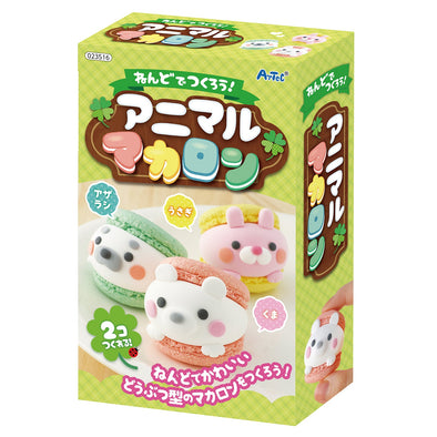 Let's make it with clay!Animal macarons01