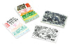 Keshigom stamp Hagaki size with stamp knife01