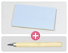 Keshigom stamp Hagaki size with stamp knife01