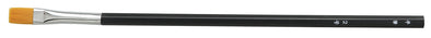 Nylon hexagonal black shaft design brush flat brush No. 201