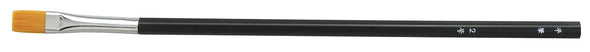 Nylon hexagonal black shaft design brush flat brush No. 201
