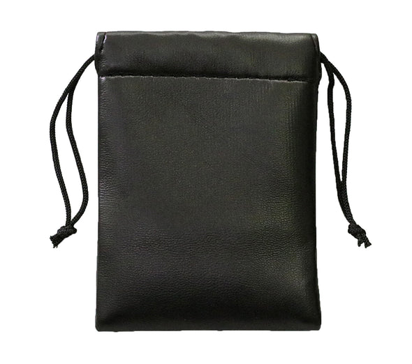 Leather sachet (vinyl leather drawstring mini)01