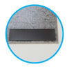 Heat shield sheet for outdoor unit Wood grain pattern02