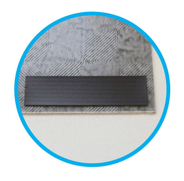 Heat shield sheet for outdoor unit Wood grain pattern02