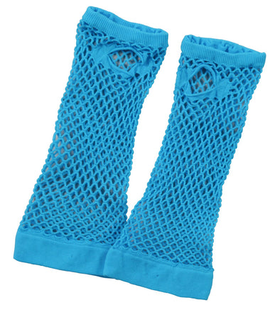 Color mesh glove blue01