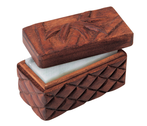 Wooden carved seal box mini01