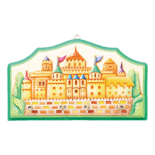 Wood carving key hanger01