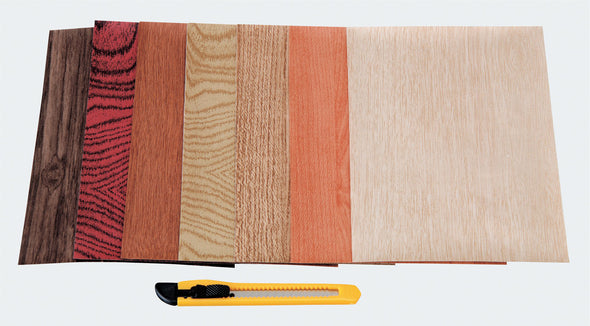 Wood sheet 7 color set (with cutter)01