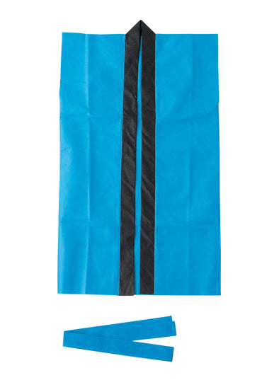 Long happy non-woven fabric blue C (with headband)01