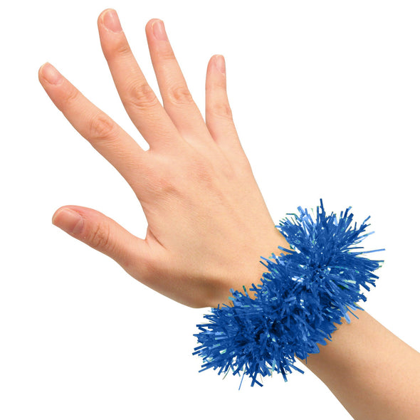 Glitter wristband set of 2 light blue01