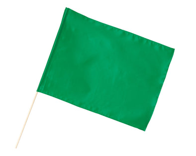Sateen extra large flag metallic green φ12mm01