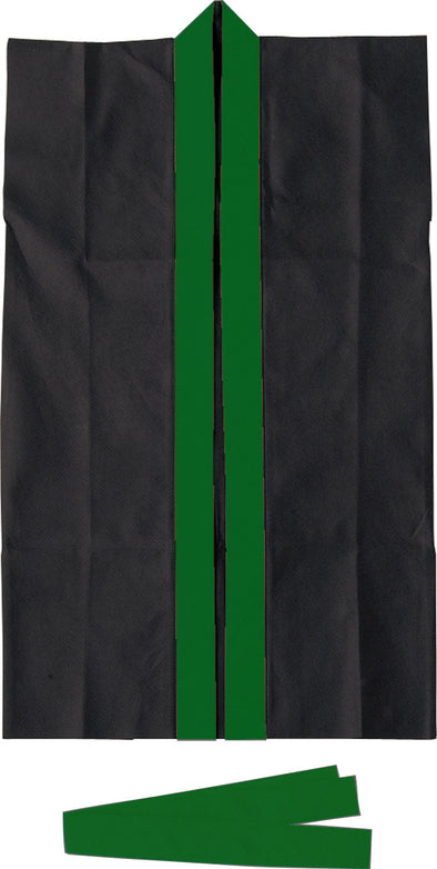 Long happy non-woven fabric black (green collar) S (with headband)01