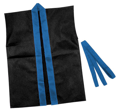 Color non-woven fabric Happi children's sleeveless S black (blue collar)01
