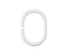 Shower curtain white 130×178cm with hook01