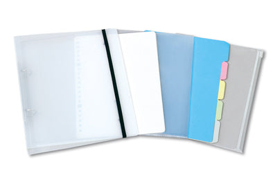 Outdoor activity file with band (with 2-hole plain notebook)01