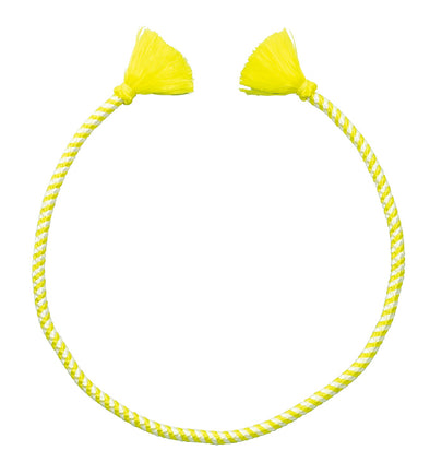Easy twist headband yellow/white01