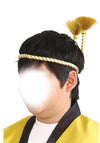 Easy twist headband yellow/white02