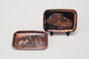 Copper plate tray (with tagane and bamboo)01