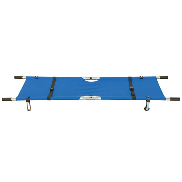 Folding stretcher with casters01