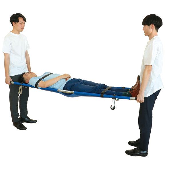 Folding stretcher with casters01