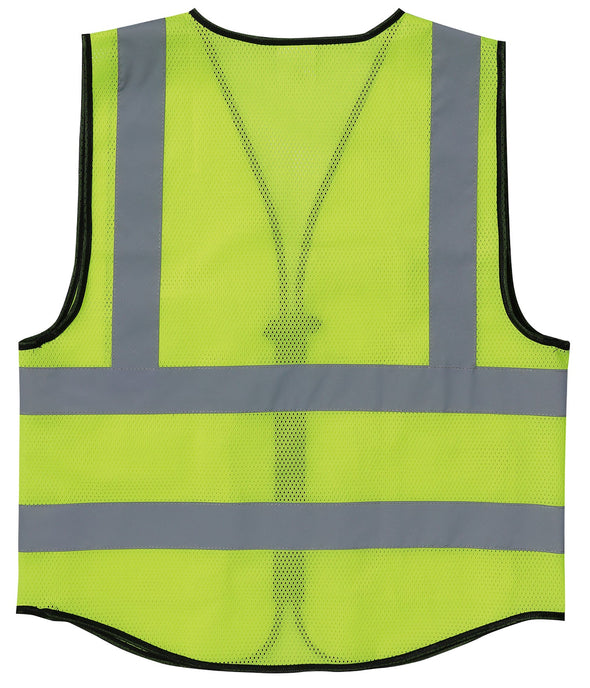 Safety reflective vest fluorescent yellow01