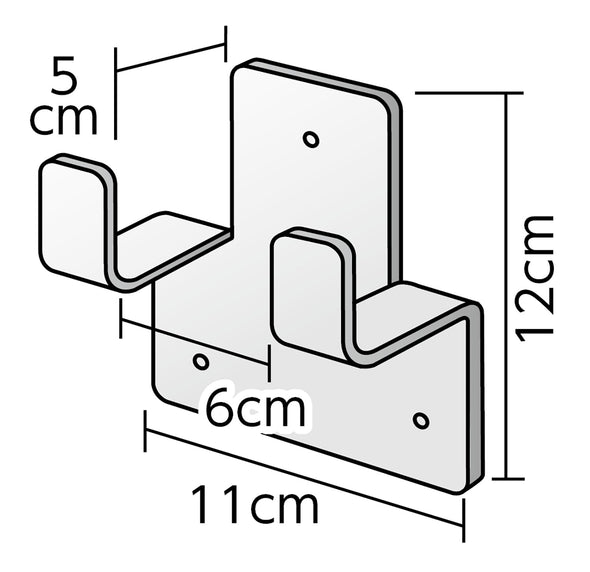As expected, leaning bracket large01