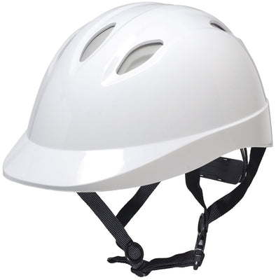Bicycle helmet with ventilation holes model L white01