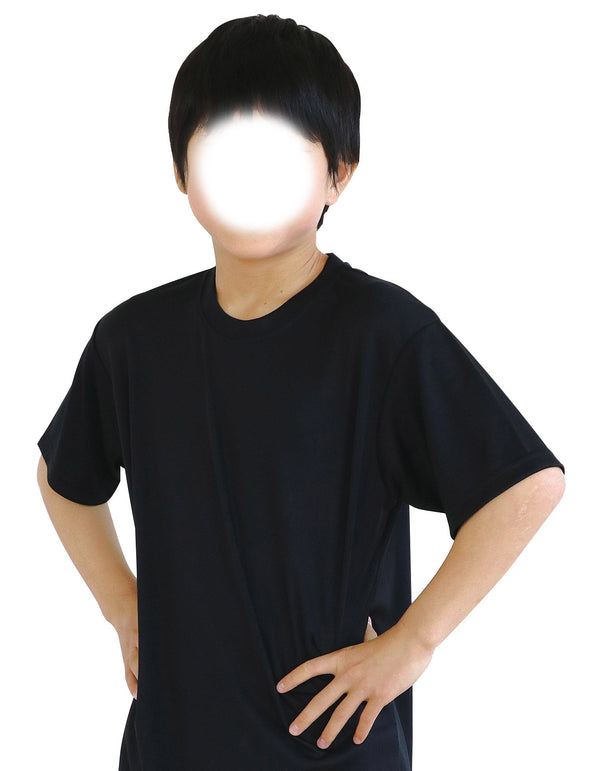 AT dry T-shirt 150cm black 150g poly 100%01