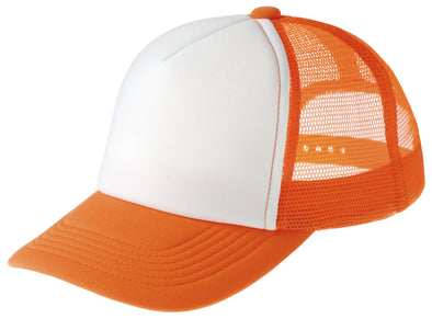 Event mesh cap orange x white 30201