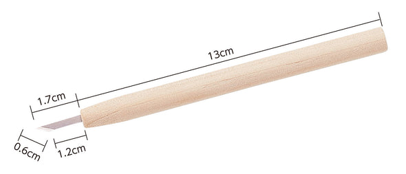 Art knife (wooden pattern)01