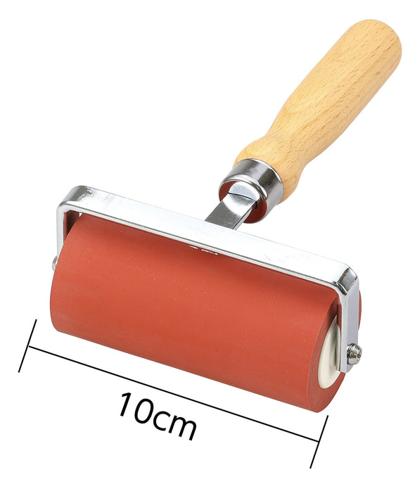 Rolling rubber roller red φ45×100mm (4 inches)01