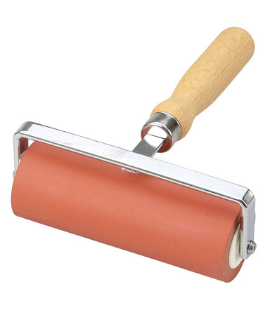 Compaction rubber roller red φ45×130mm (5 inches)01