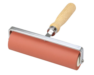 Compaction rubber roller red φ45×164mm (6 inches)01