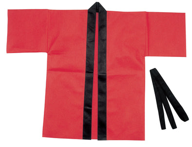 Color non-woven fabric happi for kindergarteners C red01