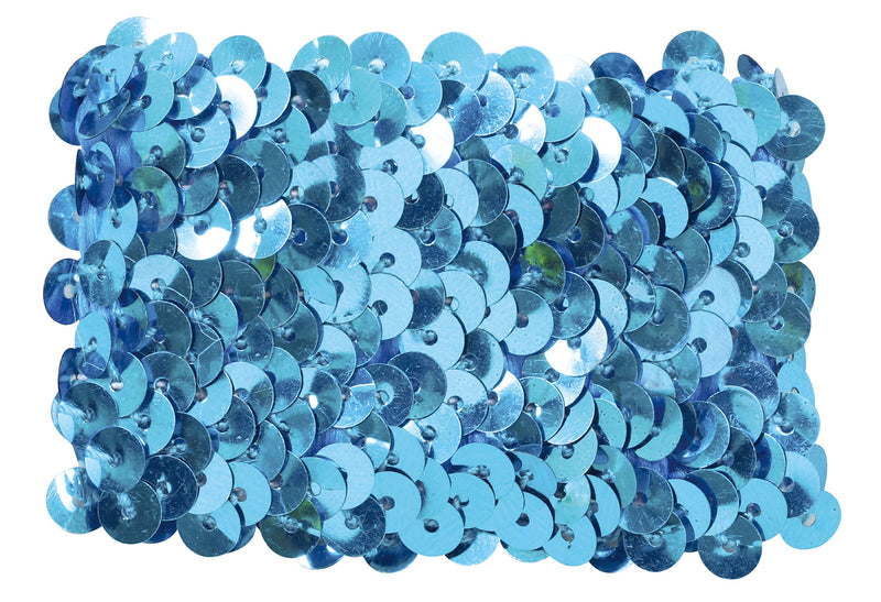 Metallic wristband blue