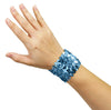 Metallic wristband blue02