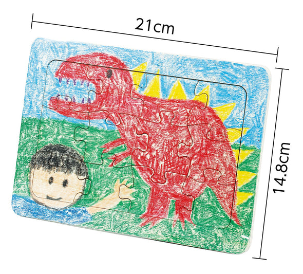 Wooden puzzle plain01