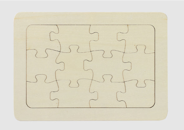Wooden puzzle plain02