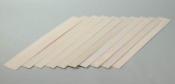 AT balsa wood 1×80×600mm 10 pieces set01