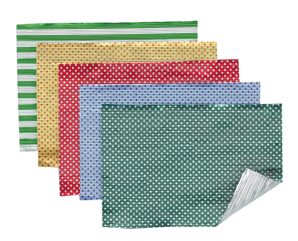 Craft aluminum foil sheet 5 color set01