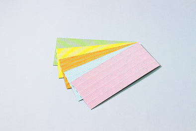 Pastel single-sided dumplings 5 ​​color set01