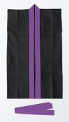 Long happy non-woven fabric black (purple collar) J with headband01