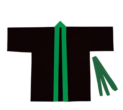 Color Nonwoven Fabric Happy Children's S Black (Green Collar)01