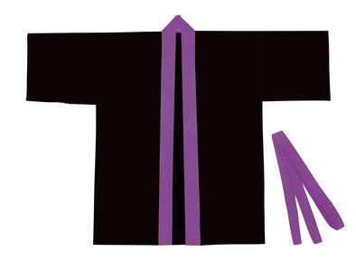 Color Nonwoven Fabric Happy Children's S Black (Purple Collar)01