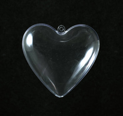 Transparent capsule with holder heart φ30mm 5 pieces01